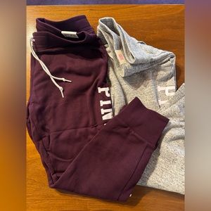 Pink skinny joggers (2)